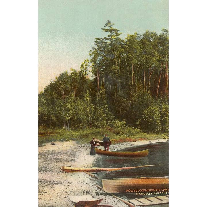 Postcard ME-02 Rangeley Lakes for wholesale by Found Image Press