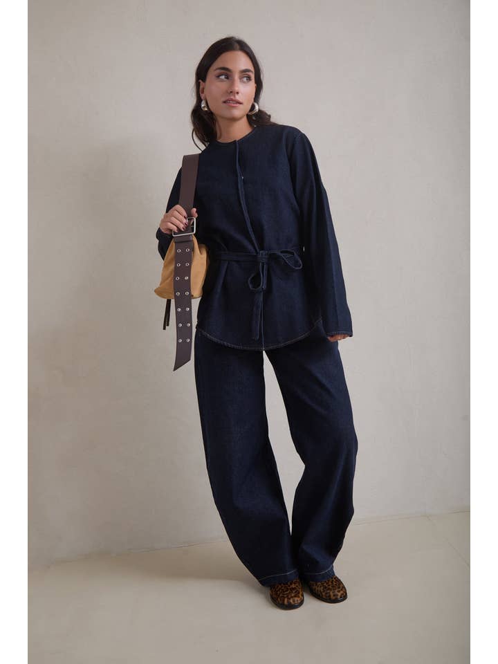 MEYME - Wholesale Denim Jacket - Women's - Denim Overshirt Kori9