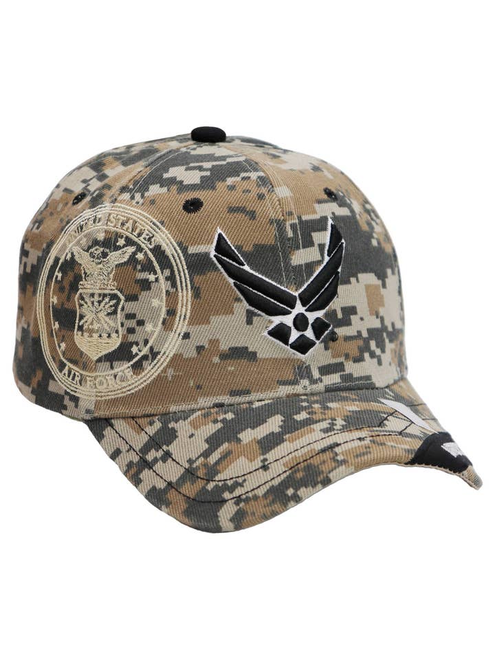 Gorra de béisbol con licencia oficial de la Fuerza Aérea de EE. UU. para venta al por mayor de Cap Zone