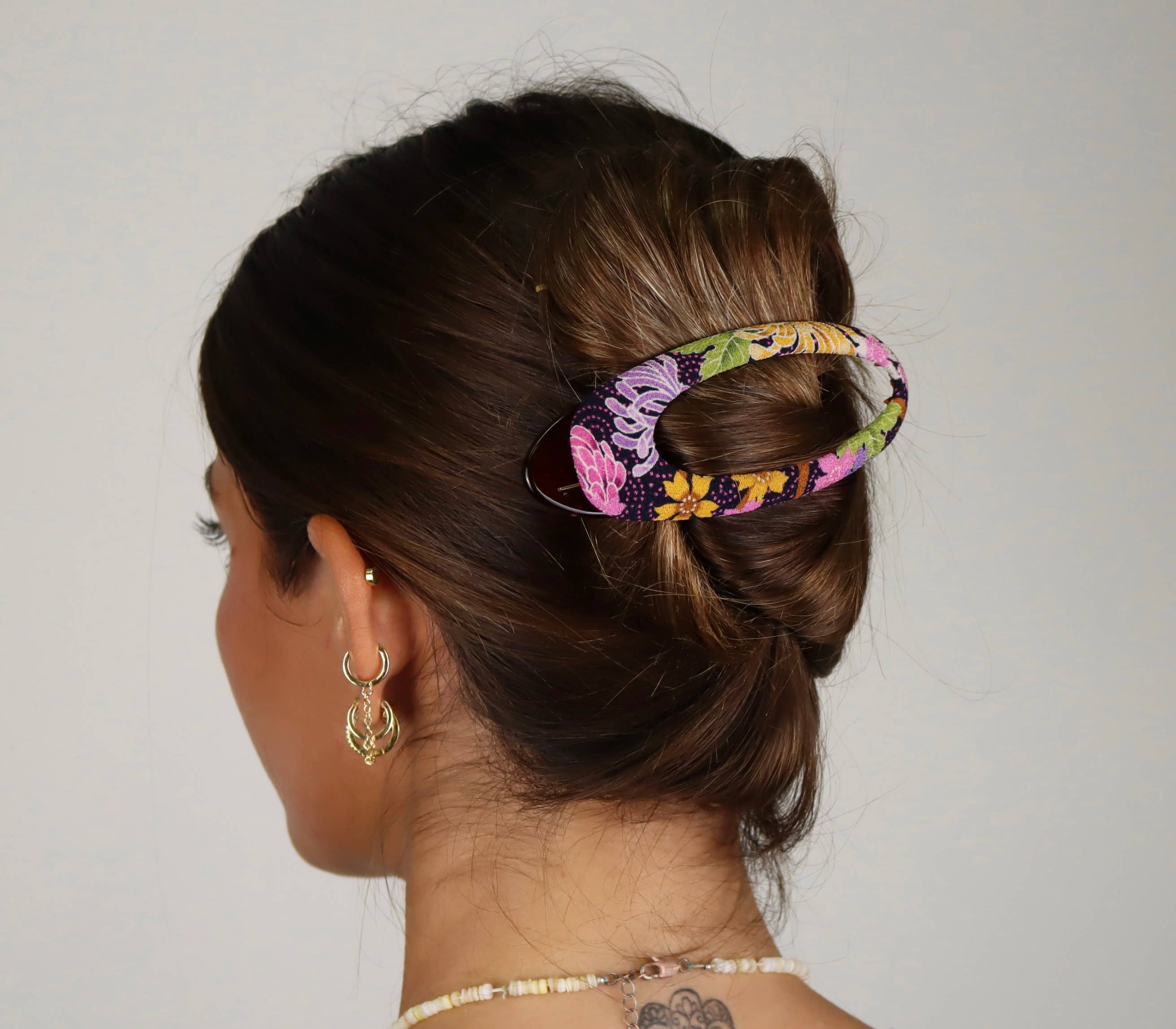 Kimono Clips - Vendita all'ingrosso Fermaglio per capelli - Donna - 356a Ovale francese assortito2