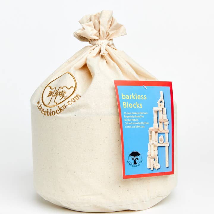 Tree Blocks - Wholesale Blocks - Kids Baby - Bark-less blocks - 36 pcs1