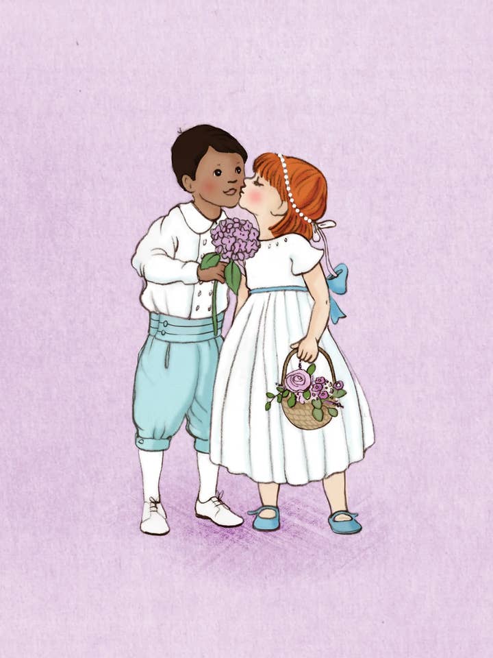 Young Love Postcard for wholesale by Belle & Boo Ltd