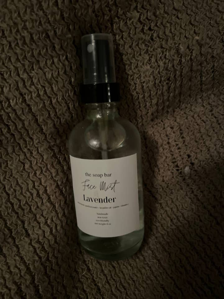 Antibacterial Lavender Face Mist for wholesale by The Soap Bar Co.