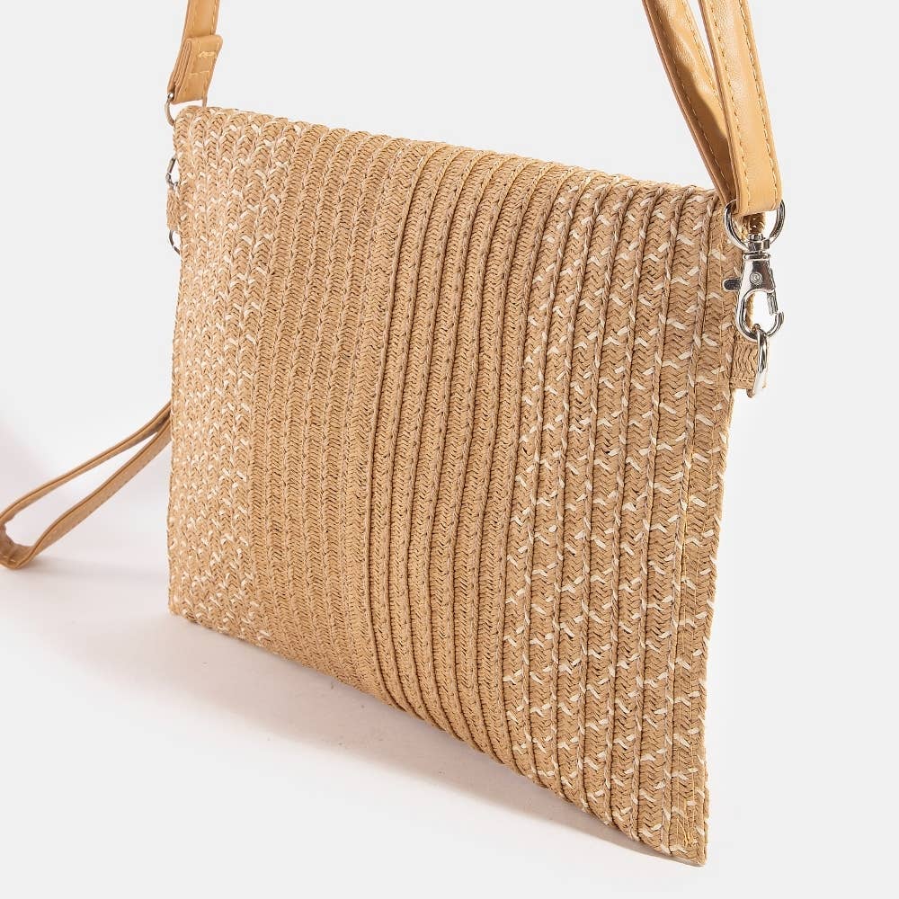 Collections by Fame Accessories - Wholesale Clutch Bag - Women's - Tight Woven Envelope Clutch Bag1