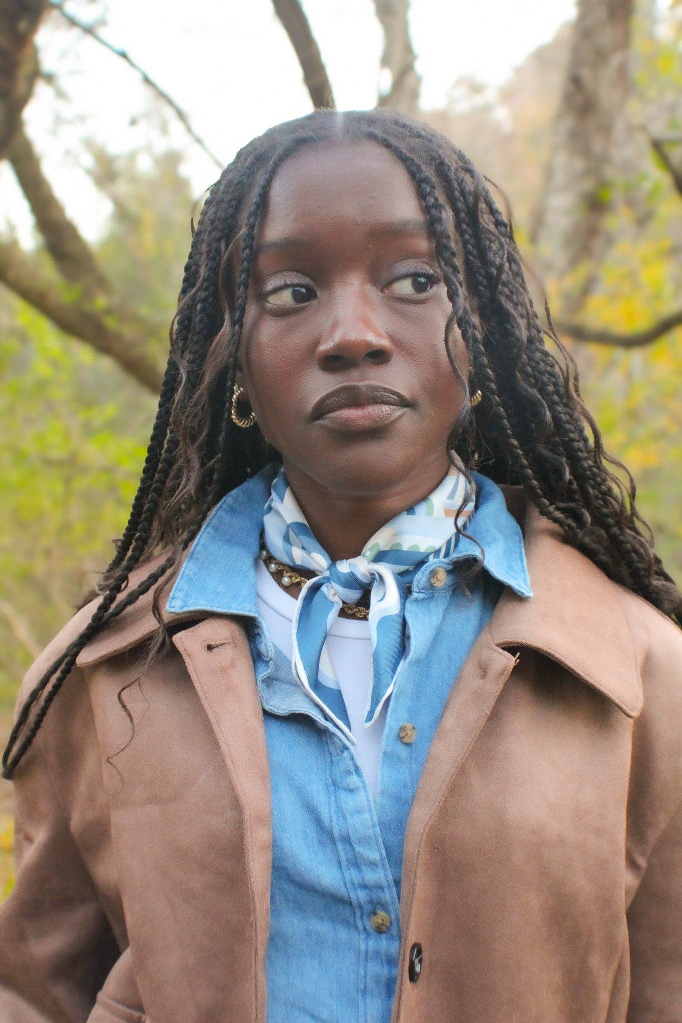 CB Grey - Wholesale Scarf - Women's - The Chloe Midi2