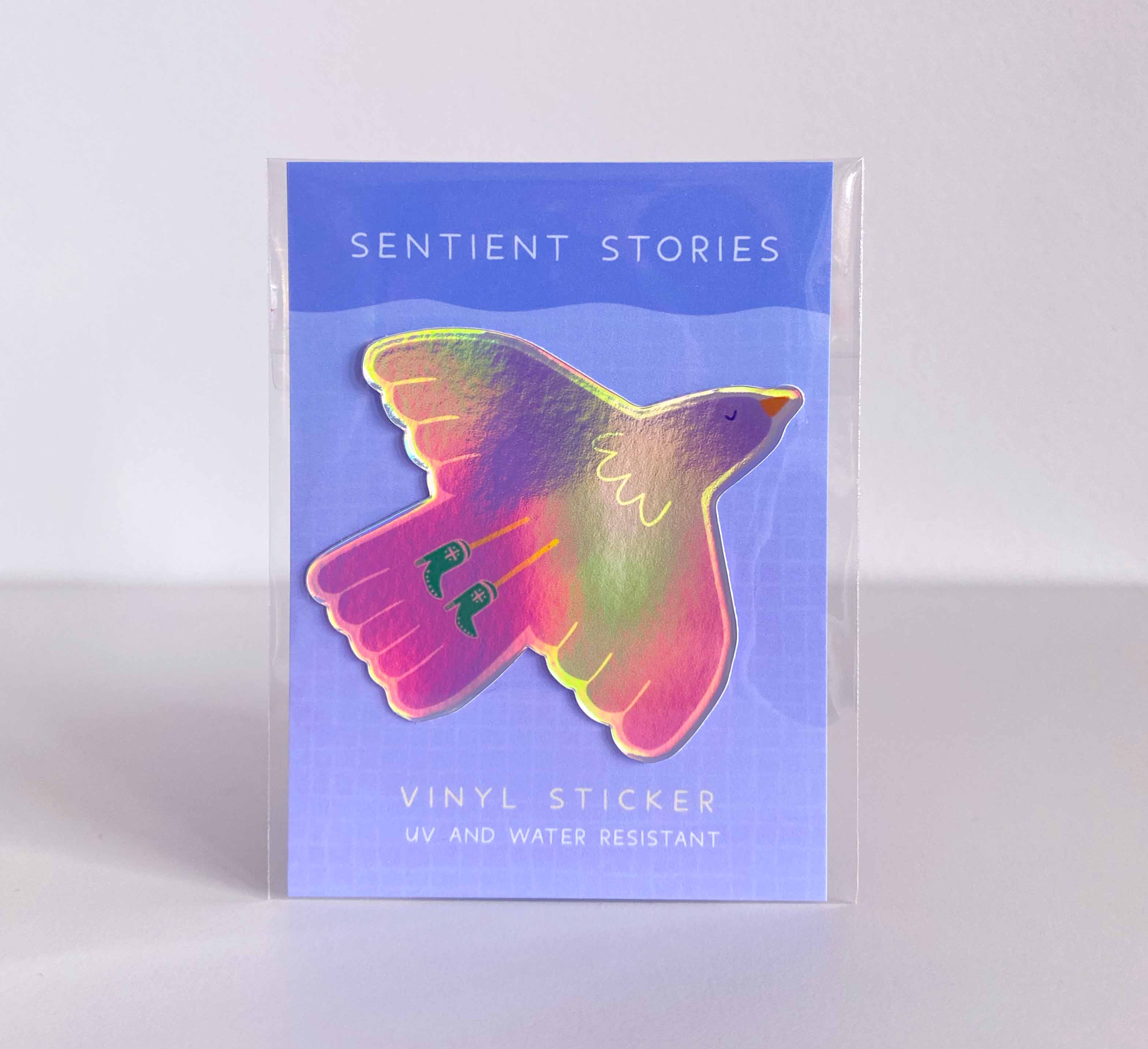Sentient Stories - Wholesale Sticker - Vinyl Sticker - Birdy Boots1