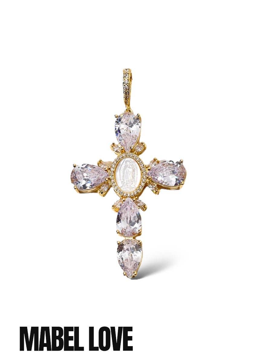 MABEL LOVE CO - Wholesale Pendant/Charm Necklace - Virgin Cross Adjustable Necklace4