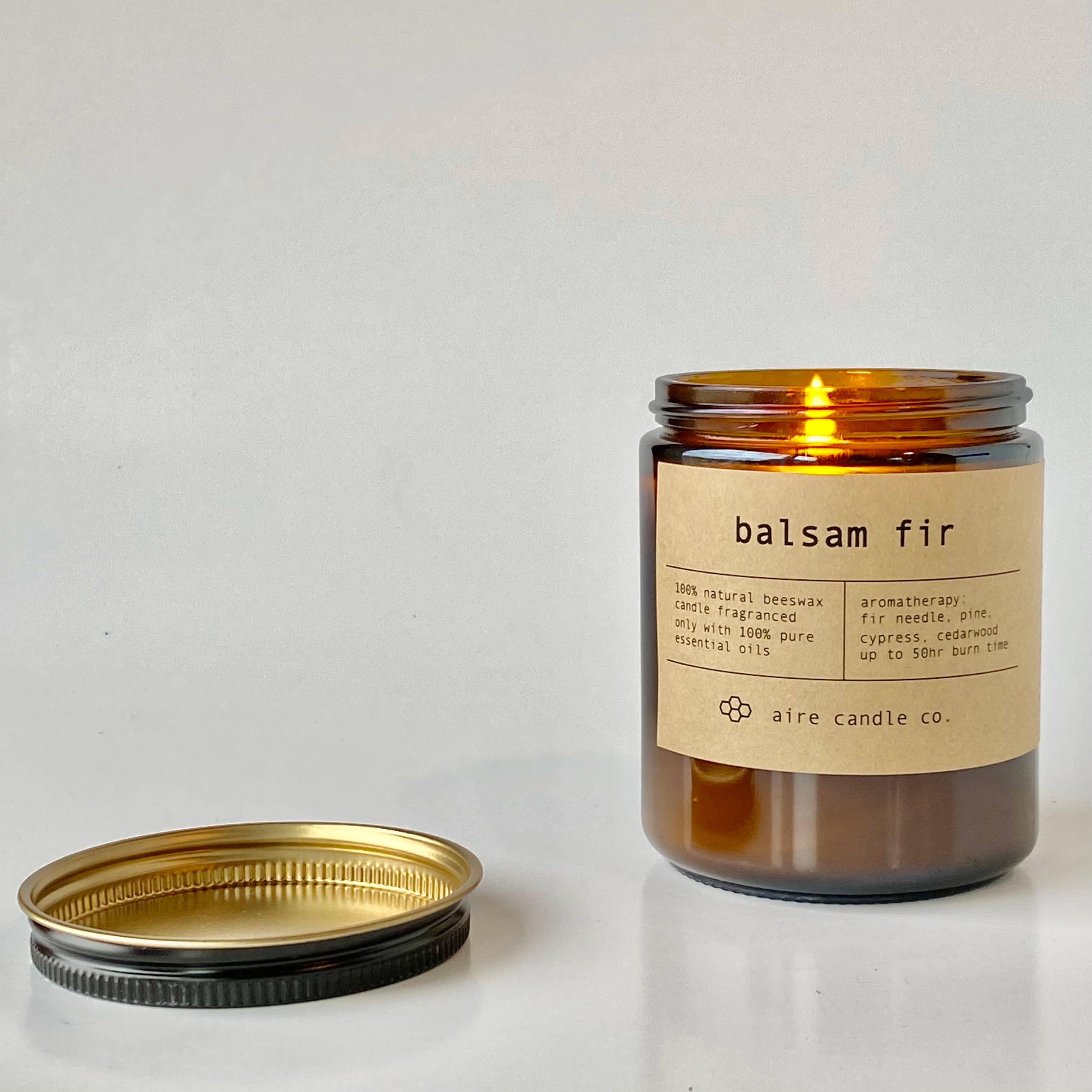aire candle co. - Wholesale Jar/Filled Candle - balsam fir beeswax candle3