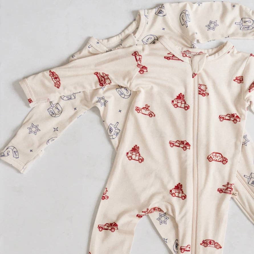 Atlas Grey - Wholesale Sleepsuit - Baby - Holiday Bamboo Pajamas10