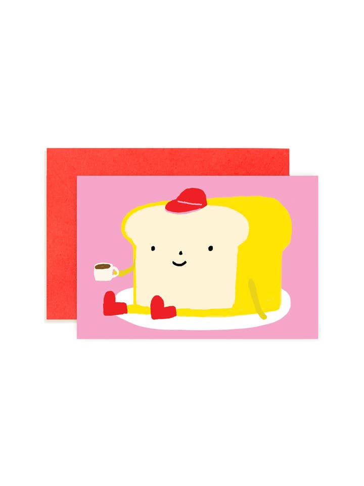 Bread Loaf Mini Note Card – For Gift Mini Card for wholesale by Karen Schipper