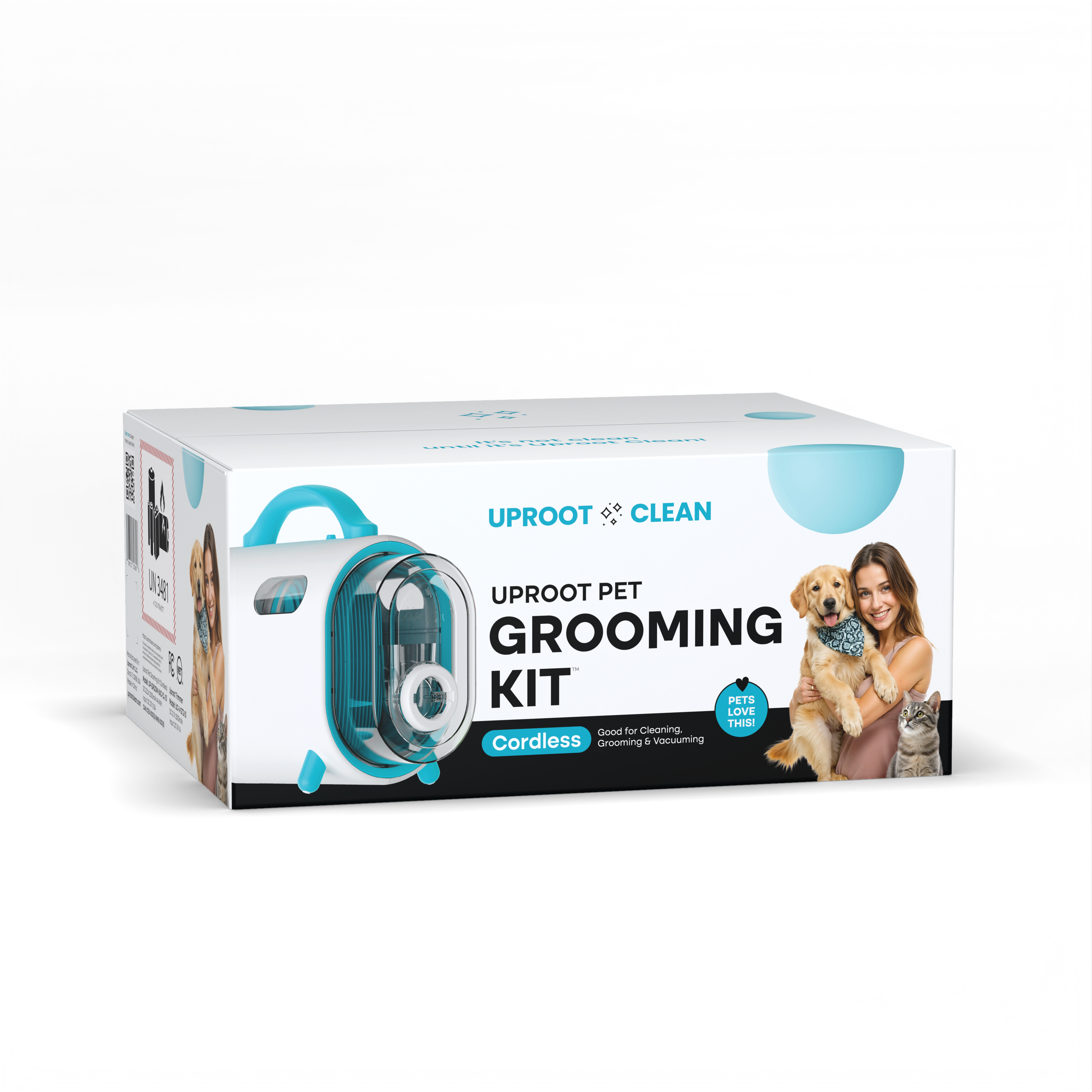 Uproot Clean - Wholesale Pet Grooming Set - Dog - Uproot Clean Cordless Pet Grooming Kit Retail  (2 Unit Case Pack)2