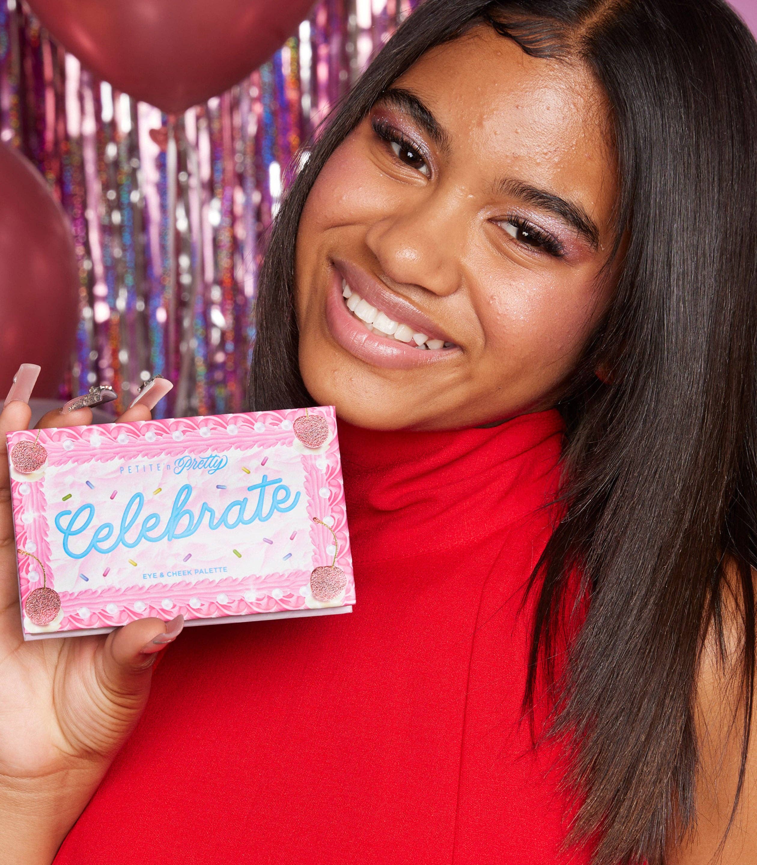 Petite 'n Pretty - Wholesale Face Makeup Palette - CELEBRATE YOU! Eye Shadow and Cheek  Makeup Starter Set7