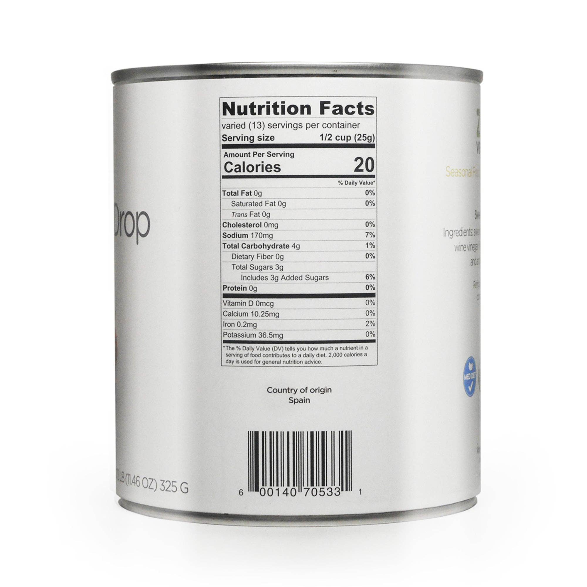 Khayyan Specialty Foods - Wholesale Pepper/Peppercorns - Sweety Pepper Drop 12/325gr - ZONA2