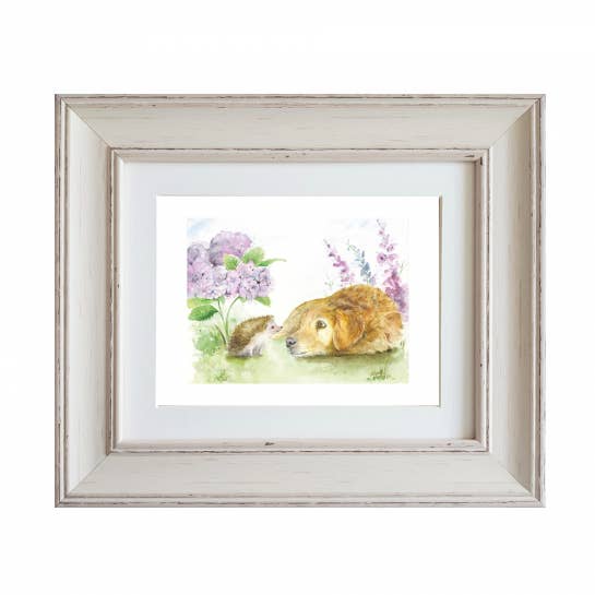 Lámina enmarcada Hydrangea Hideaway Medium para venta al por mayor de Love Country