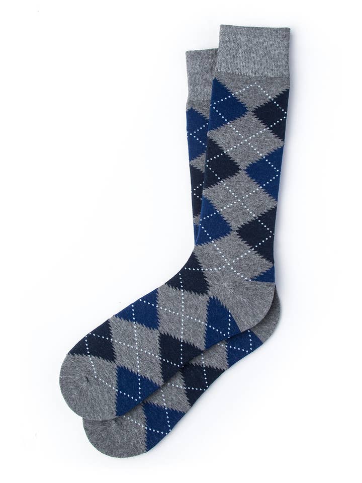 Alynn - Wholesale Socks – Men's - Argyle Assassin Carded Cotton Socks by Alynn9