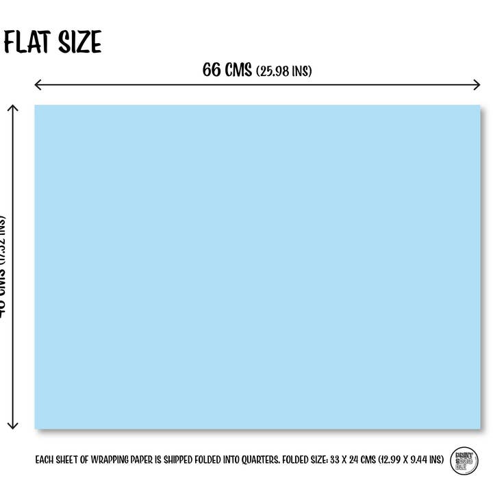 Sweary Card Lady - Wholesale Flat Wrap - Piss Off Tattoo Middle Finger Gift Wrap - Flat Sheet2