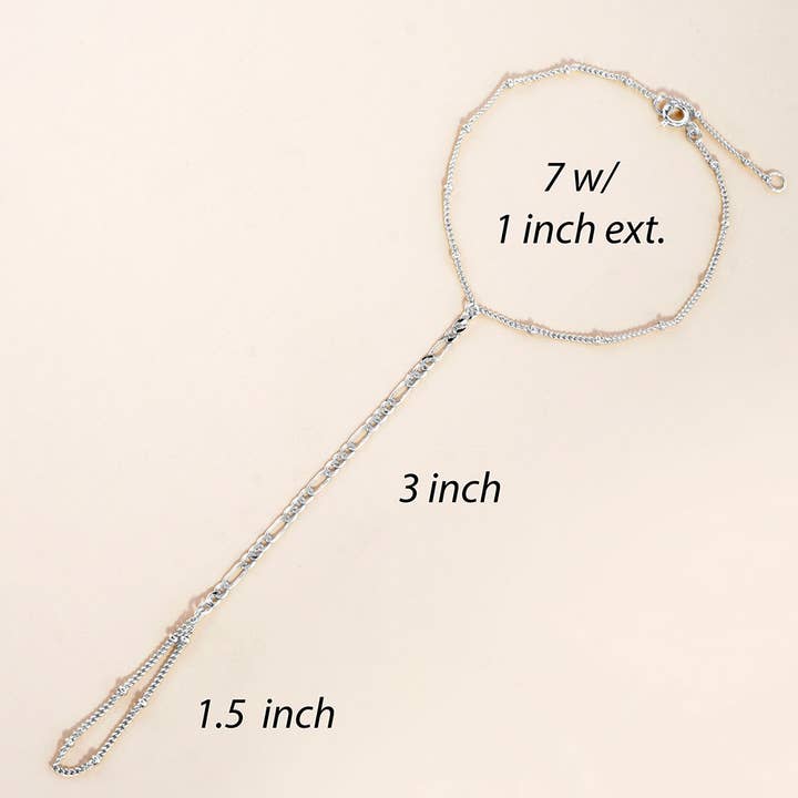 Sensibling Corp. - Wholesale Link & Chain Bracelet - Gold Dipped Delicate Hand Chain Bracelet8