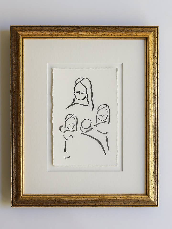 Hold You Print No. 16 for wholesale by Rebekah Webb Studio