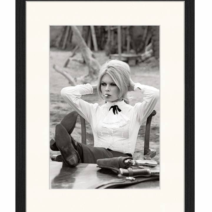 Brigitte Bardot on Set. Wall art print with frame. and other Purchase Wholesale brigitte. Free Returns & Net 60 Terms on Faire trending on Faire.
