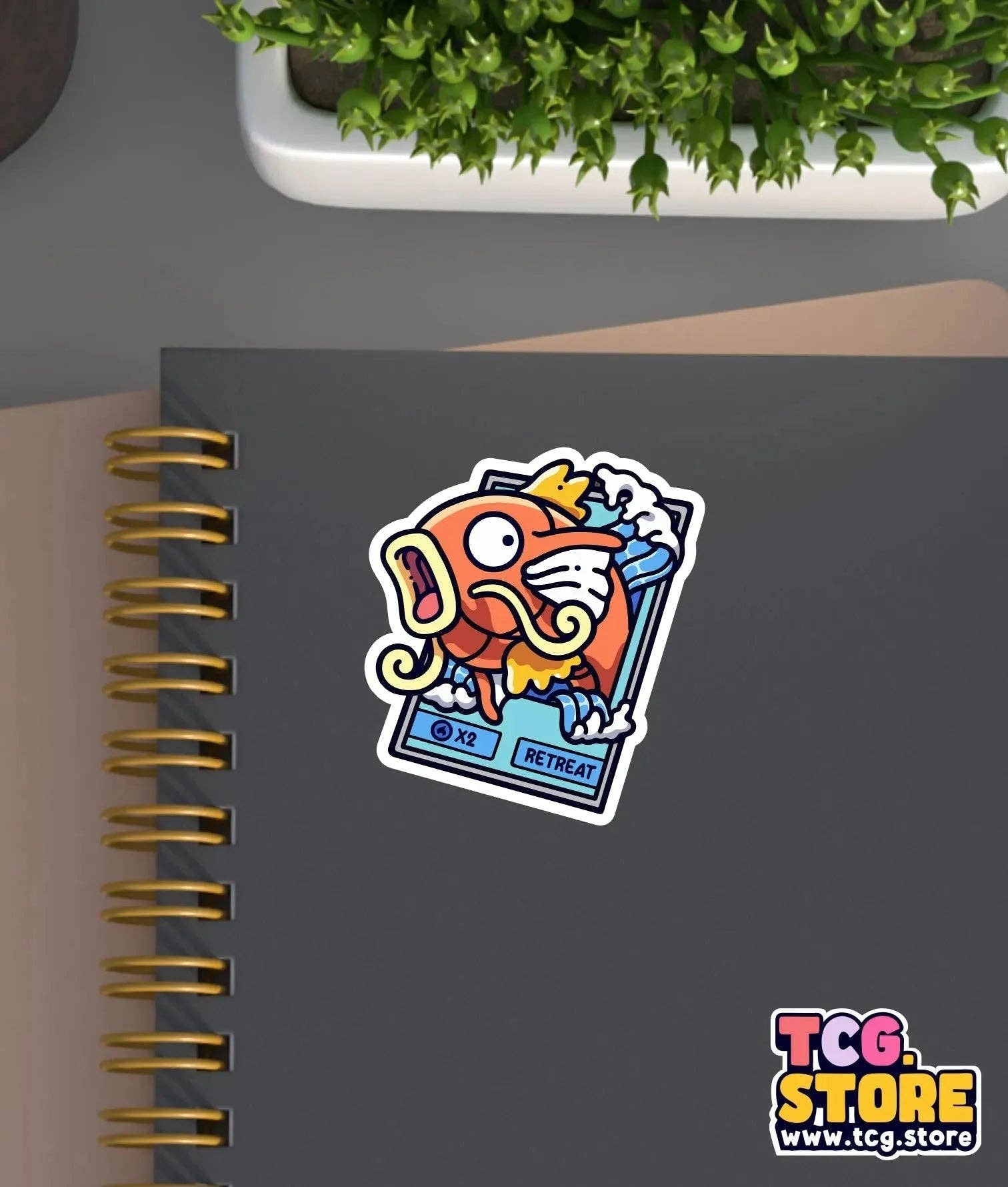 TCG.Store - TCGDOTSTORE - Wholesale Sticker - Pokémon Magikarp Card Sticker6