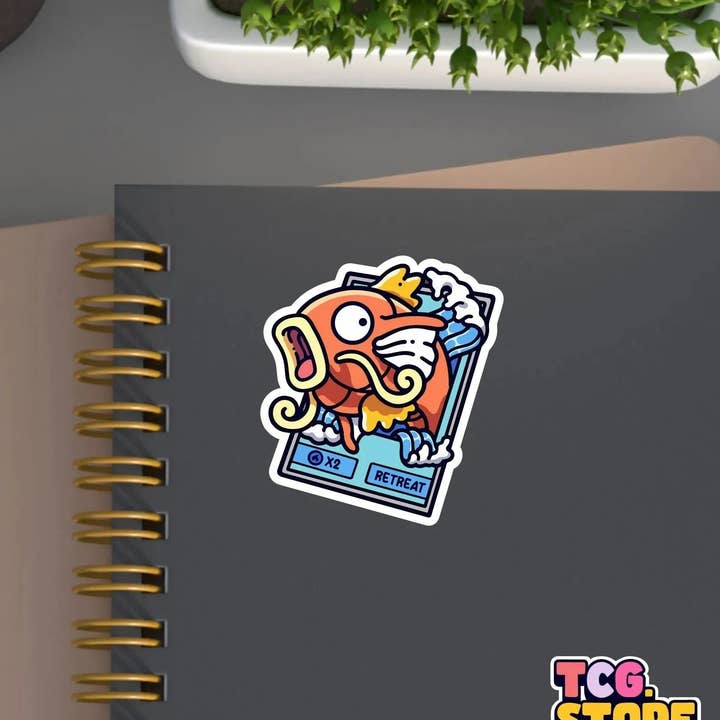 TCG.Store - TCGDOTSTORE - Wholesale Sticker - Pokémon Magikarp Card Sticker6