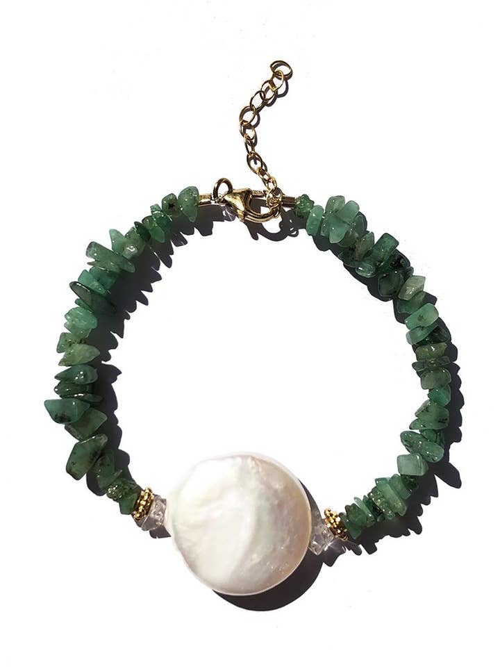 Mother Earth Émeraude Bracelet for engroshandel hos Holi Editions