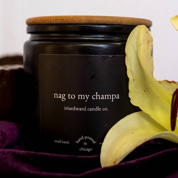 Nag zu My Champa für den Großhandel von IrisEdward Candle Co.