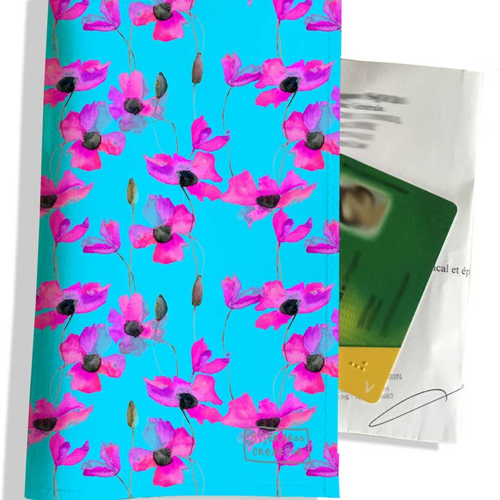 Tarjetero floral para venta al por mayor de BISTRAKOO