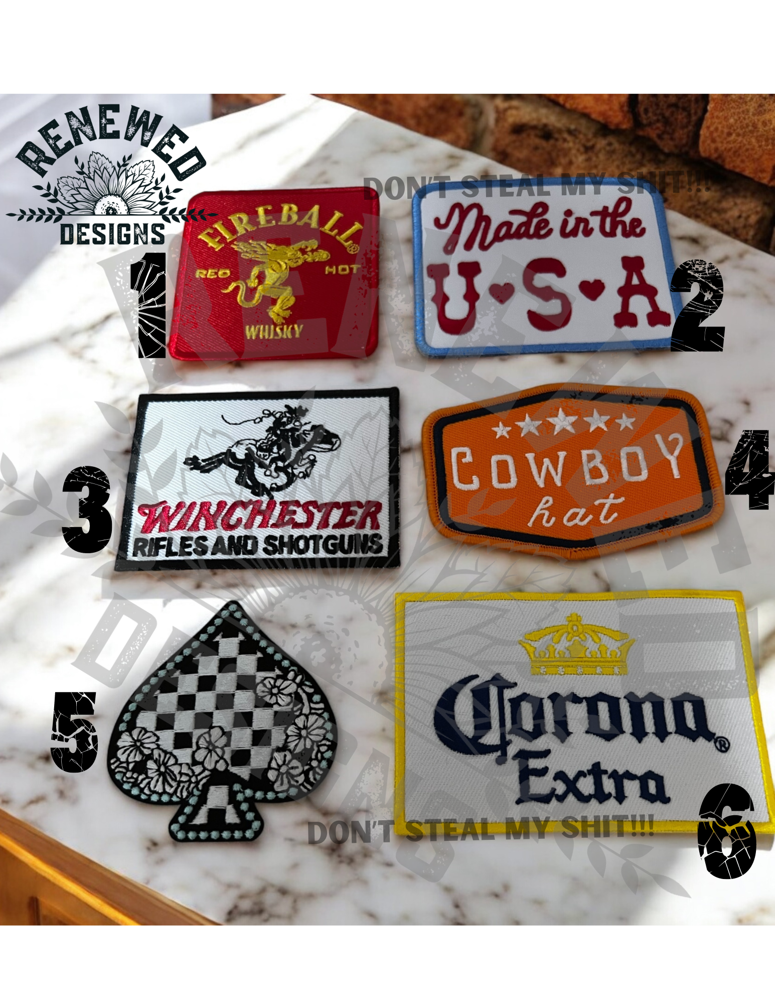 Renewed  Designs - Venta al por mayor Parches - Parche de Winchester1