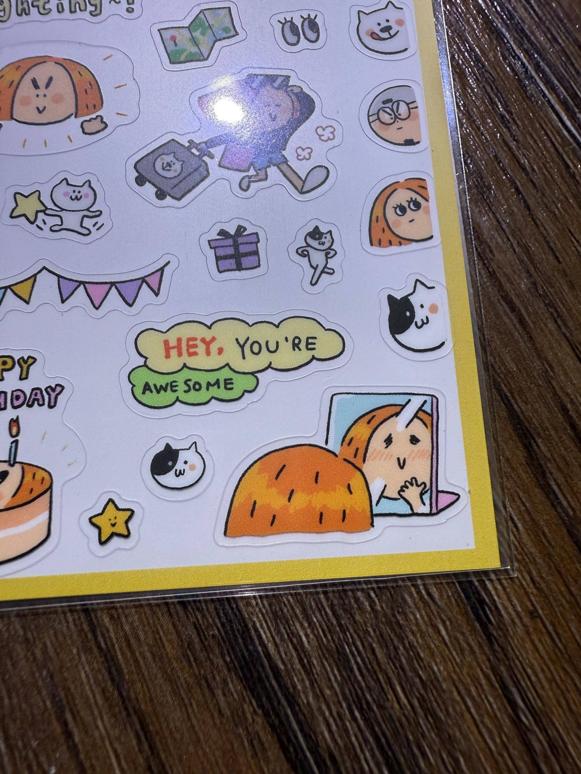 RiN! Studio US – wholesale Sticker – Kawaii PVC Stickers: Sketch Diary, Calendar Stickers7