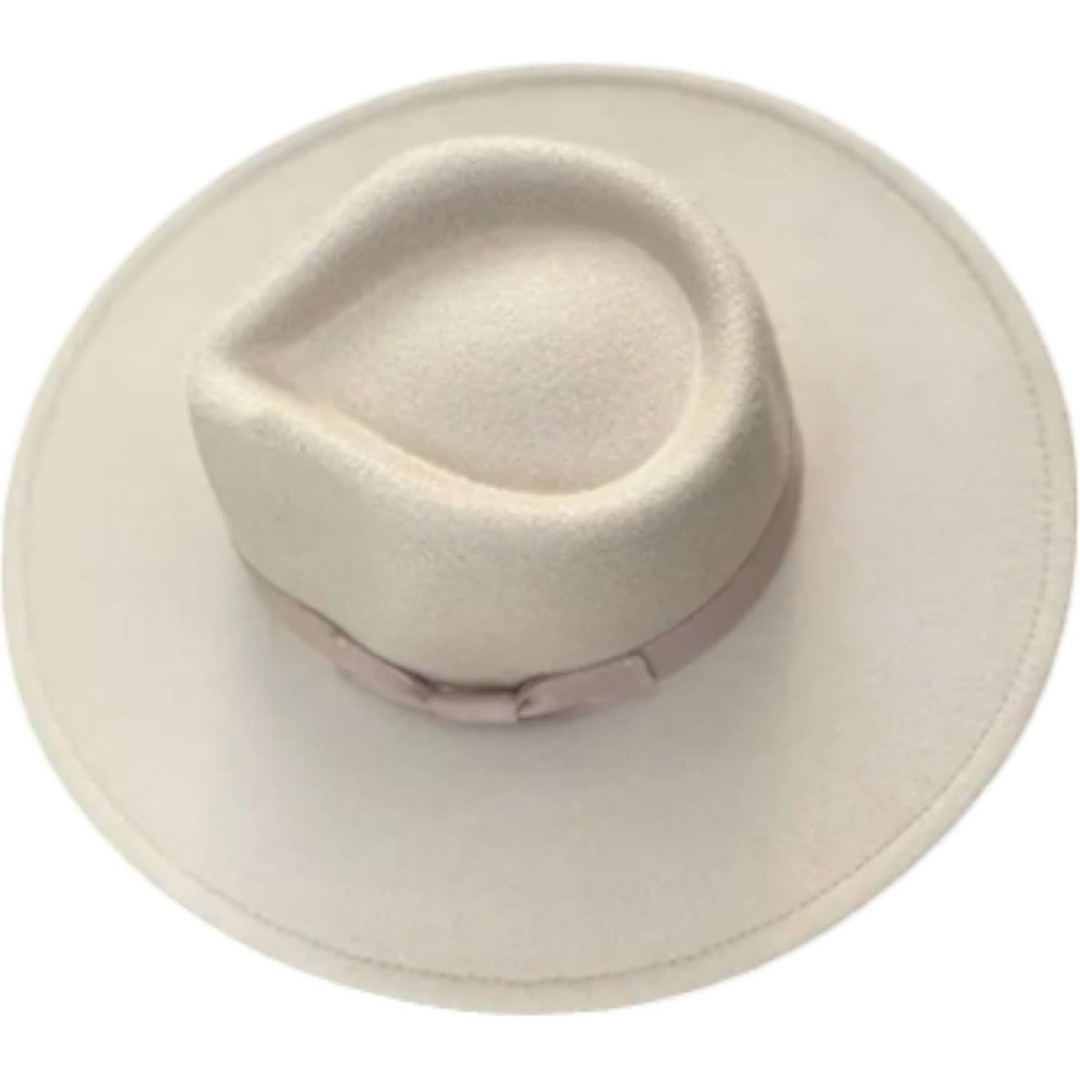 Portia Hat - Wholesale Fedora - Women's - Vegan Felt Rancher Hat with Grosgrain Bow4