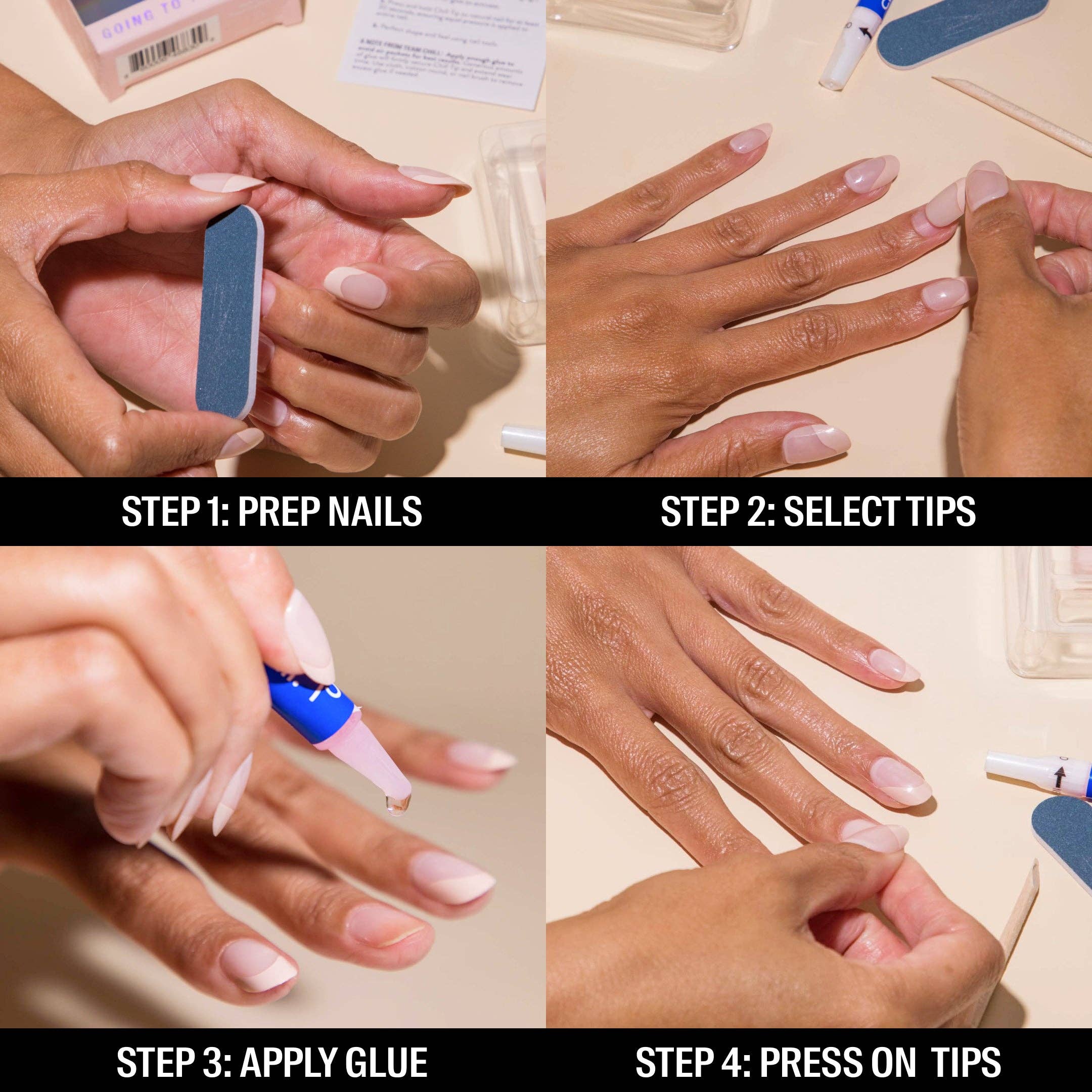 Chillhouse - Vente Faux ongles/vernis en patch - Chill Tips - OtterBox - Sorbet pour le petit-déjeuner4