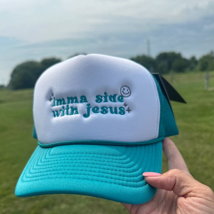 Ranch'n 4 Trouble Co. - Wholesale Trucker Hat - Women's - Imma Side With Jesus Hat10