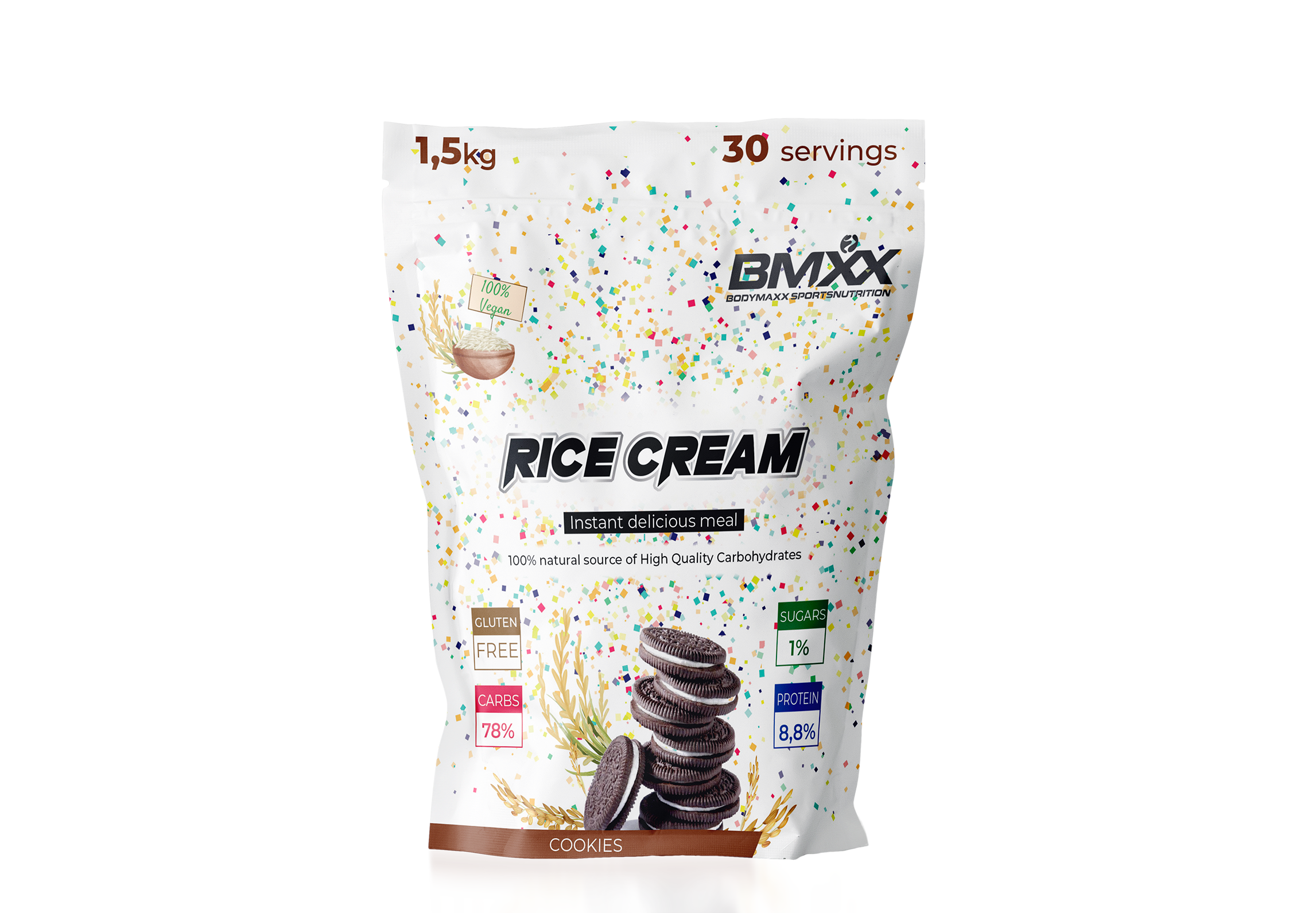 BMXX Sports Nutrition – Großhandel Protein-/Superfood-Pulver – REISCREME - vegan! - 1500 g3