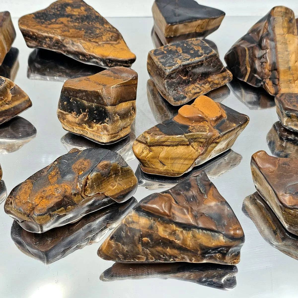 Distinction Crystals - Wholesale Spiritual Stone/Crystal - Unique Natural Tigers Eye Crystals Fully Polished3