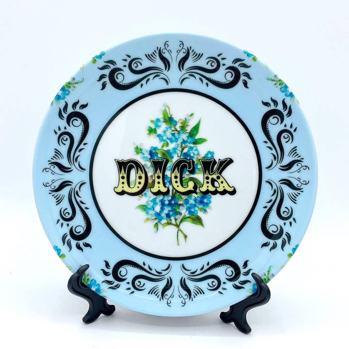 6 Inch Plate, Dick by Wallace Elizabeth for wholesale by ART WOW