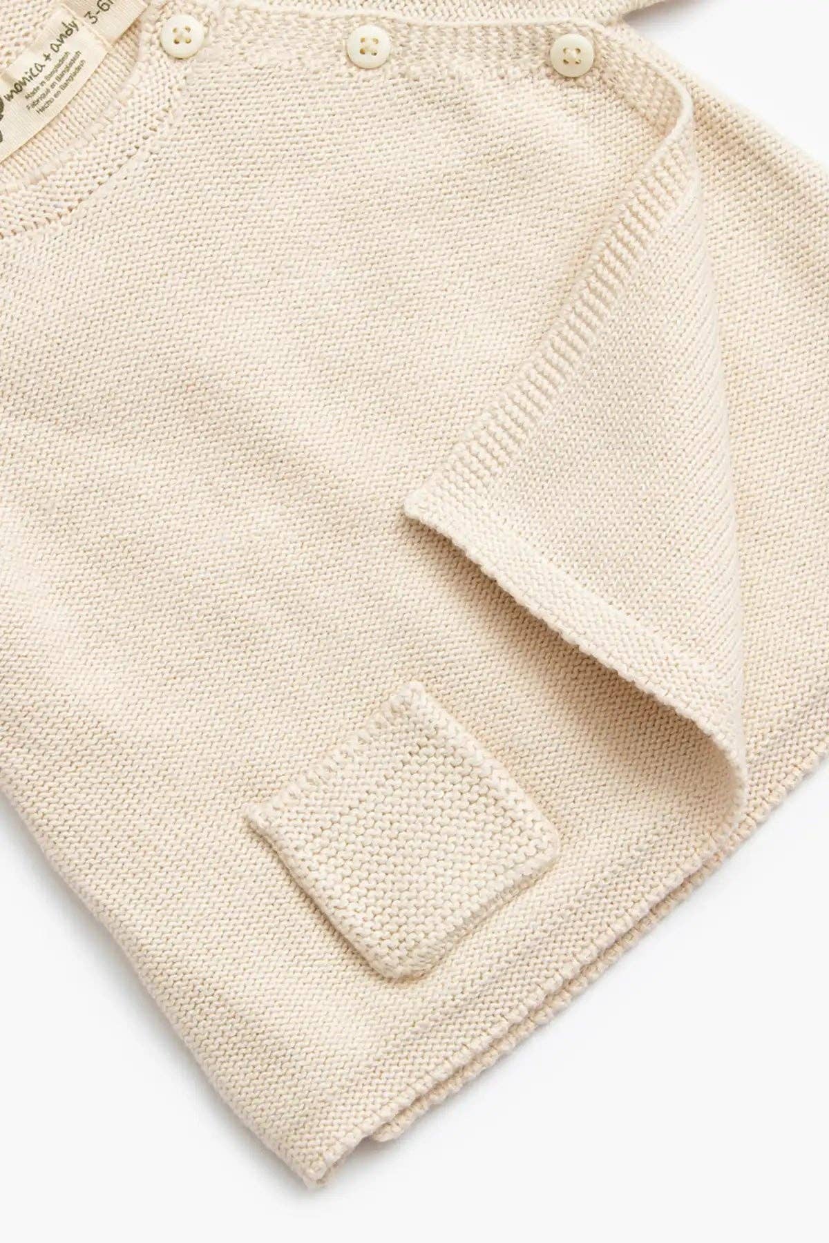 Monica + Andy – wholesale Top & trousers set – Baby – Little Darling Knit Top + Bottom_Cream2