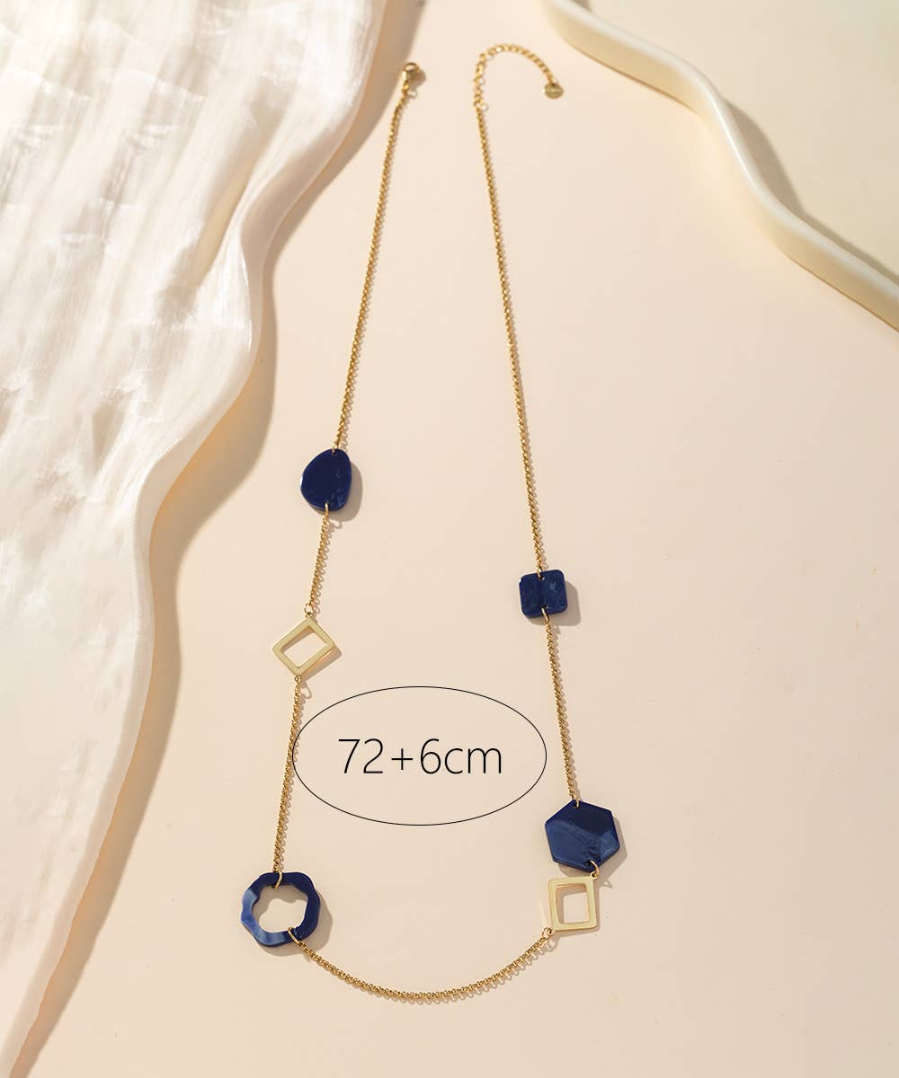 Blossom bijoux – wholesale Y-neck/lariat necklace – 24CCA011 Stainless Steel Necklace1