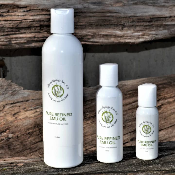 Willow Springs Emu Oil – Óleo para banho/corpo por atacado – Óleo Integral de Emu2