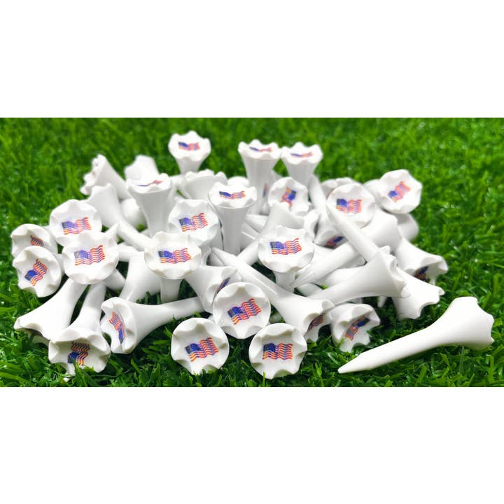 NorthPointe Golf - Wholesale Sports & Outdoor - USA American Flag Cup Imprinted Golf Tees2