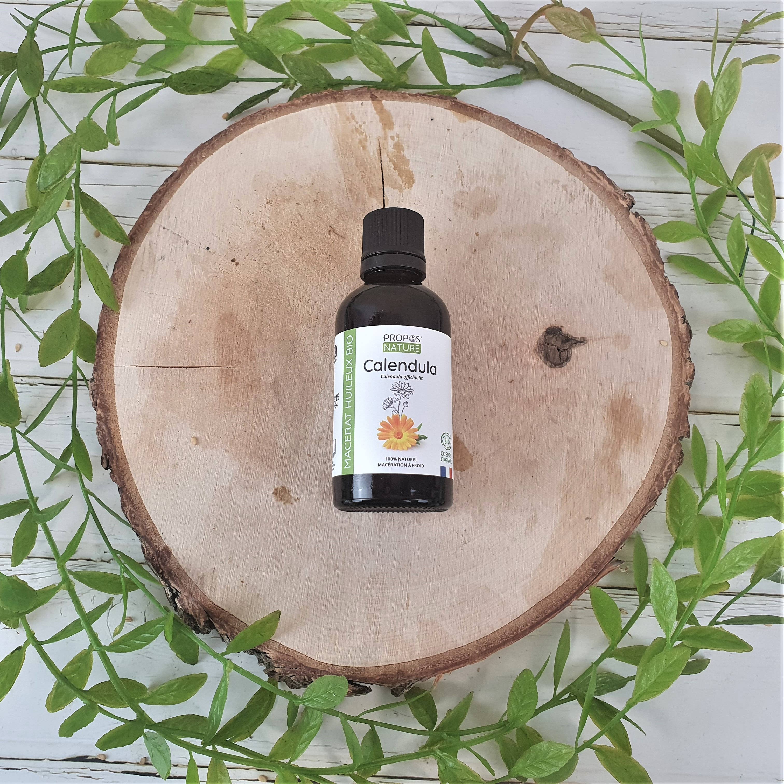 Propos'Nature – Engroshandel Bad/Kropsolie – Økologisk calendulaolie-macerat 50 ml, 100 ml5