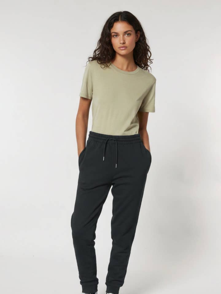 Jogging Comfy, unisex, Nero per la vendita all'ingrosso da parte di AELIN