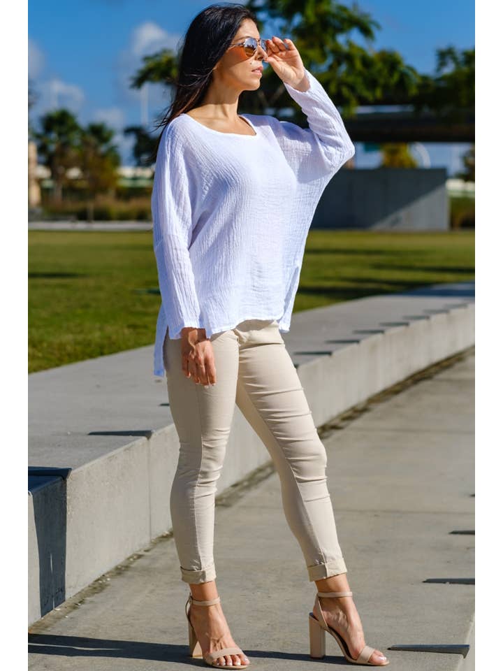 TINA Stephens Italy/Tees By Tina - Wholesale Pants - Women's - Haley Stretch Tie Waist Pant (PL119)5