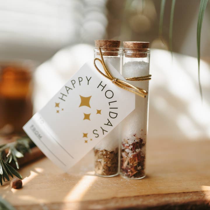 Soulistic Root - Essential Oils & Self Care Gifts - Wholesale Bath Salts - Festive Bath Salts -Stocking Stuffers & Christmas Ornaments