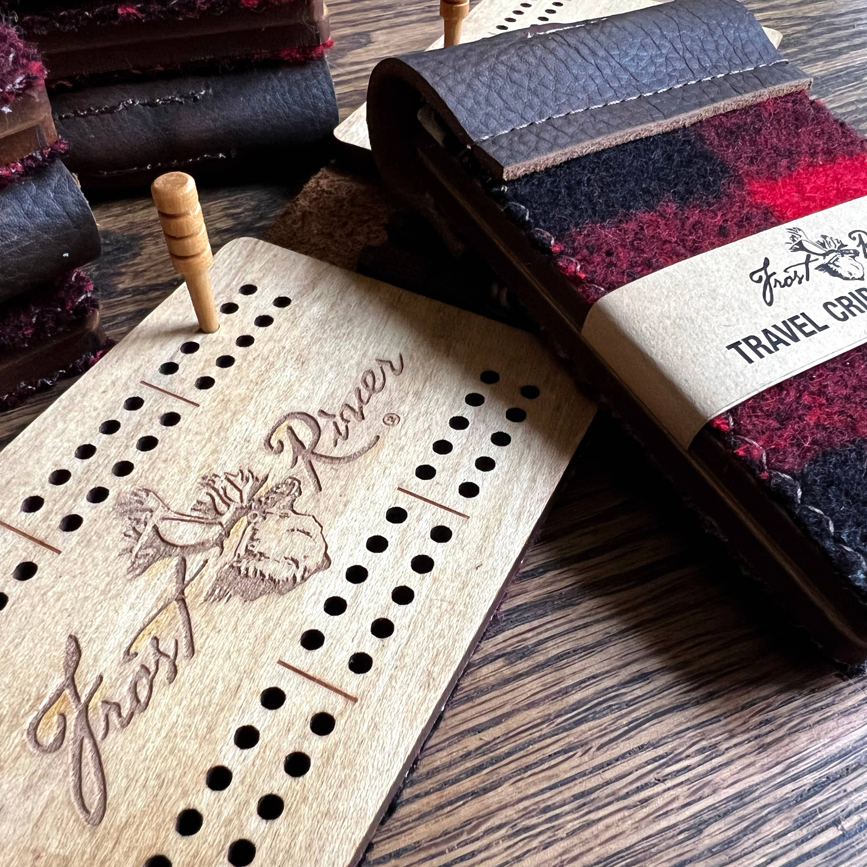 North Country Craft - Wholesale Board Game - Travel Cribbage Board6