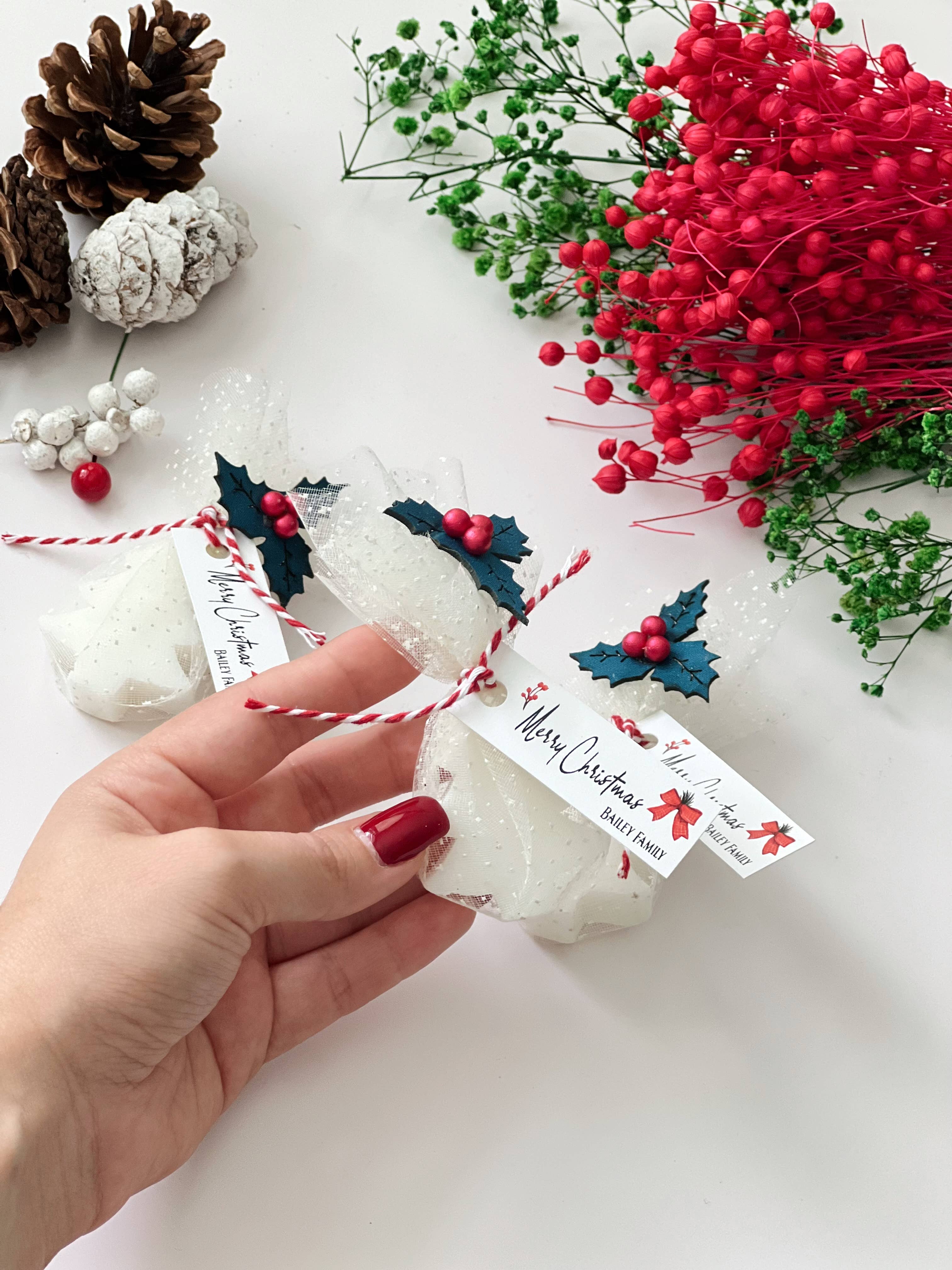 Uniq Favors - Vente Décoration de Noël - Savon pour sapin de Noël, cadeaux pour les fêtes, cadeaux pour collègues4