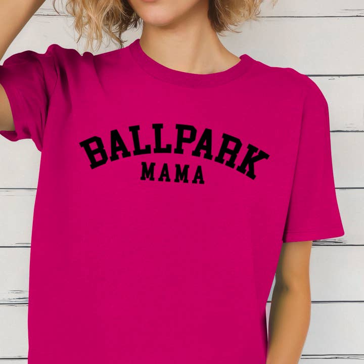 Shoppe SHC - Wholesale T-Shirt (Graphic) - Women's - Ballpark Mama Graphic Shirt | Gameday Shirt | Gildan  19