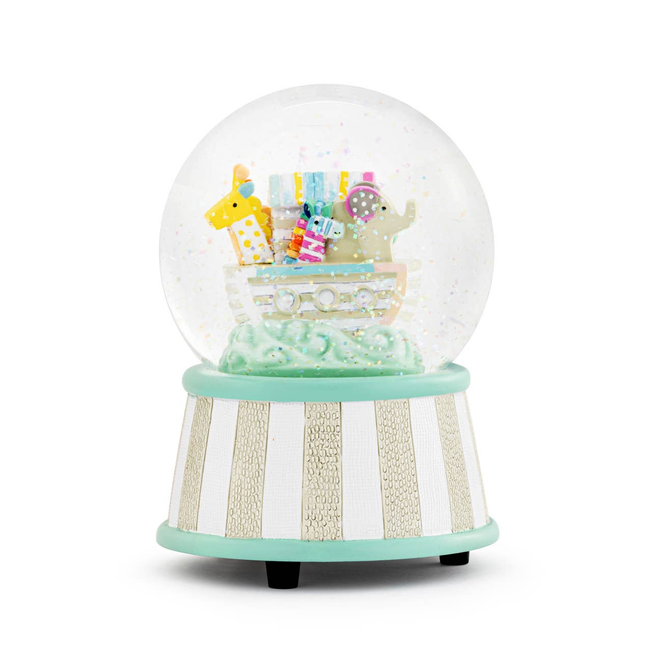 DEMDACO - Wholesale Decorative Tabletop Object - Noah's Ark Musical Water Globe - 3x5in1
