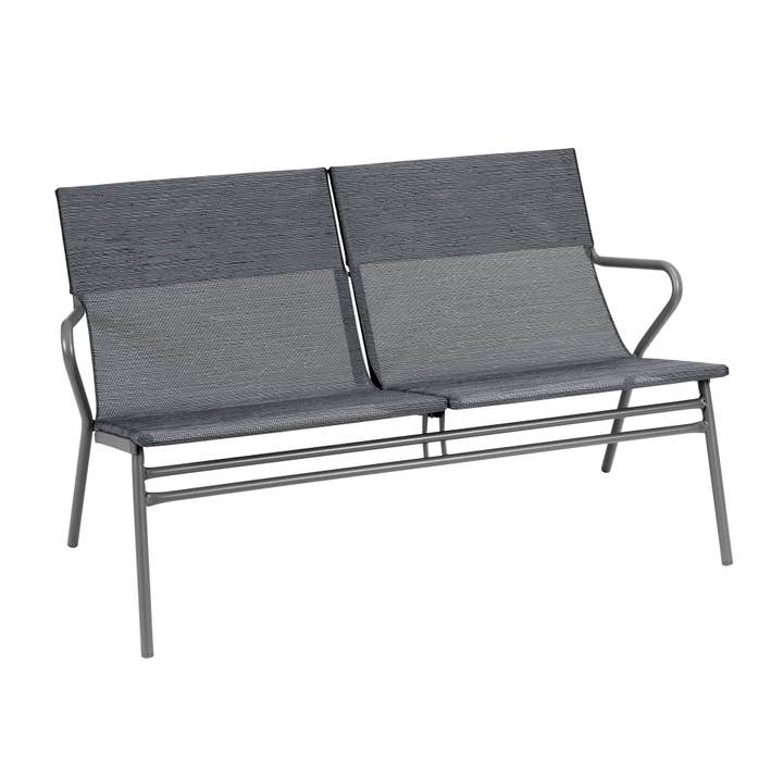 Vence Low Bench 2P Batyline®Duo for wholesale by Lafuma Mobilier