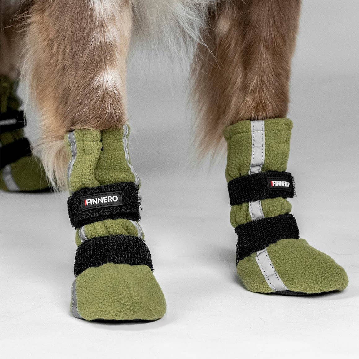 FINNERO - Wholesale Pet Boots - Dog - FINNERO HALLA REFLECTIVE Booties For Dogs 4pcs/pac, 3 Colors11
